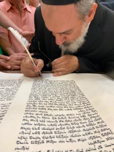 Ecriture Rav Lasry 2 Hakhnassa Sefer Torah Bar Yohaï Marseille 2019