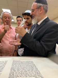 Rav Lasry Hakhnassa Sefer Torah Bar Yohaï Marseille 2019