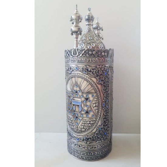 Boîtier Sefer Torah en argent 925