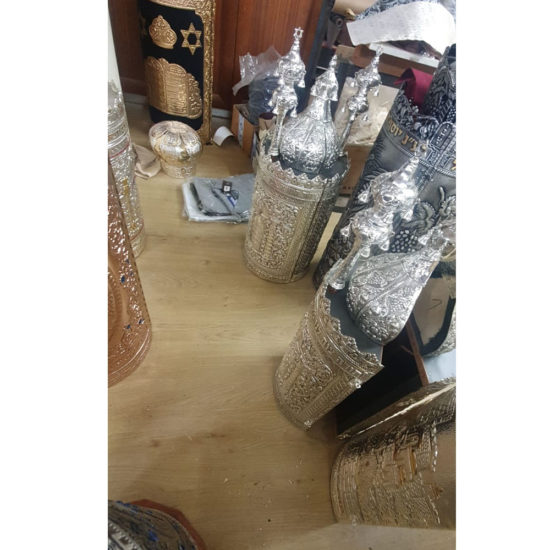 Boîtier Sefer Torah en argent 925