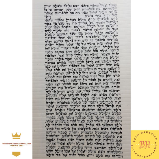 Sefer Torah - Ashkenaze - 30 cm
