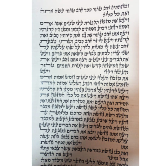 Sefer Torah Séfarade Yad Shnia
