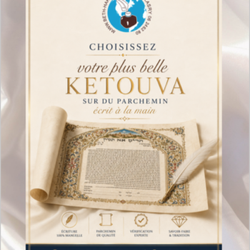 Ketouva sur parchemin